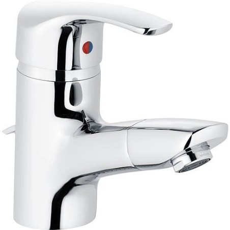 Robinet melangeur Vasque Serie Ascona Douchette extractible avec garniture d ecoulement, chrome