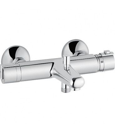 Mitigeur thermostatique de baignoire Serie Ascona, Saillie 175 mm Chrome