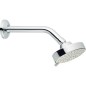 Pomme de douche Heinrichschulte Modern 5F, diam. 100 mm, chrome raccord mural