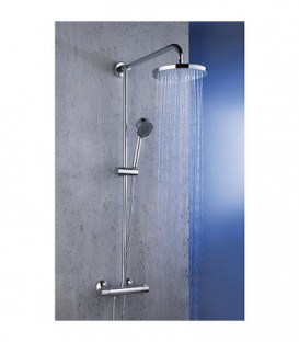 Systeme de douche Serie Ascona Mitigeur, tete de douche 200 mm, douchet te thermostat