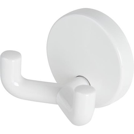 Hewi double patere série 477 blanc pur