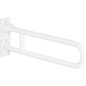 Hewi Poignee d'appui rabattable serie 801, blanc pur, acier longueur 700mm