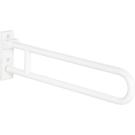 Hewi Poignee d'appui rabattable serie 801 blanc pur, acier longueur: 850mm