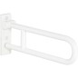 Hewi Poignee d'appui rabattable serie 801 blanc pur, acier longueur 600mm