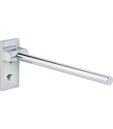 Hewi poignée de maintien Mono systeme 900, longueur: 600mm chromé, pliable