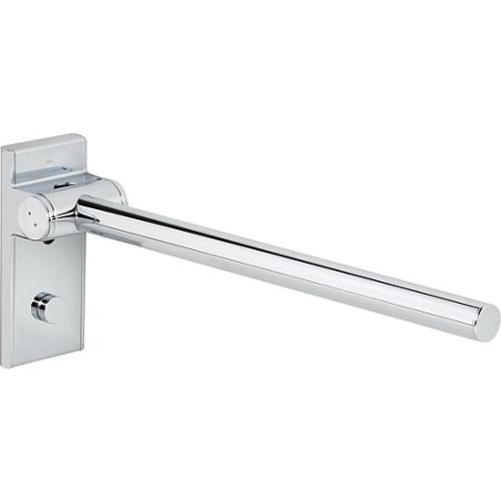 Hewi poignée de maintien Mono systeme 900, longueur: 600mm chromé, pliable