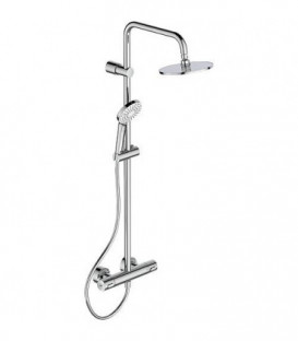 Colonne de douche Ideal Standard Idealrain, CERATHERM 100, chromé avec douchette EVO