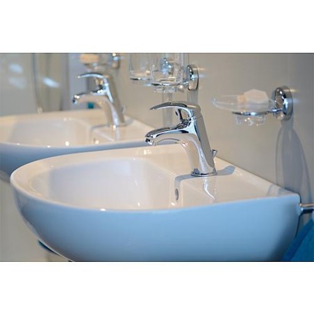 Lavabo Eurovit rond lxPxH :  650x475x215 mm 1 trou