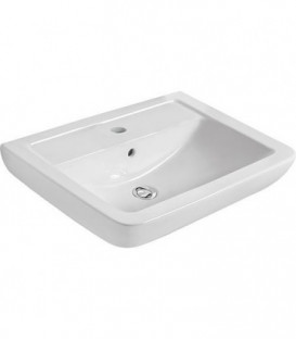 Lavabo carré Eurovit lxPxH :  600x460x190 mm 1 trou