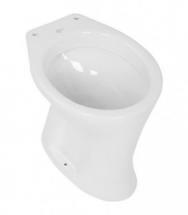 WC plat Eurovit lxPxH :  355x475x390 mm sortie horizontale ext.