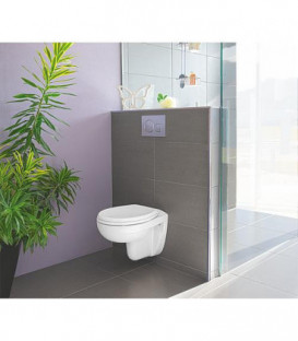 WC mural Ideal Standard Eurovit, sans bord de rincage blanc