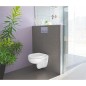 WC mural Ideal Standard Eurovit, sans bord de rincage blanc