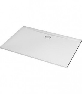 receveur carre Ultra plat en acryl. blanc LxlxH: 1600x800x47 mm