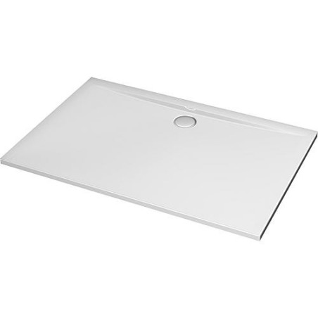 receveur carre Ultra plat en acryl. blanc LxlxH: 1800x900x47 mm