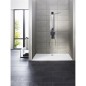 Receveur douche d'angle Ultra Flat en acrylique, blanc LxlxH : 1200x900x47 mm