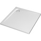 BAU Receveur carre Ultra plat en acryl. blanc LxlxH: 800x800x47 mm