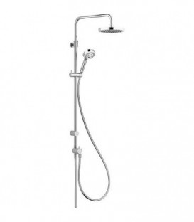 Systeme de douche Kludi Logo chrome, réglable en hauteur 980 - 1290mm