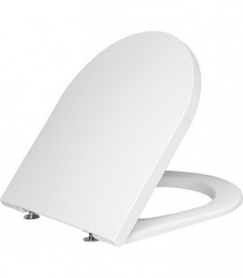 Abattant WC Laufen Kartell softclose, blanc, charnieres en inox