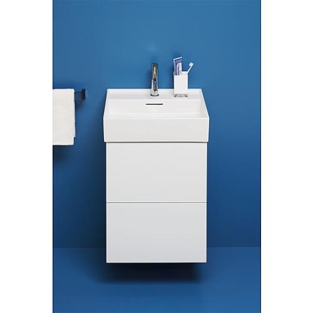 Vasque Laufen Kartell 600x460mm, blanc, avec trop-plein 1 trou robinet centré