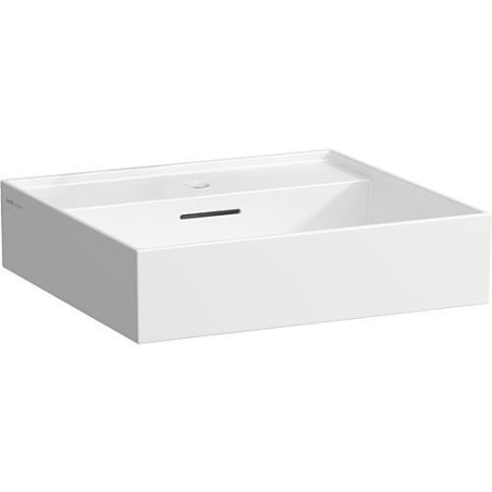 Vasque Laufen Kartell 500x460mm, blanc, avec trop-plein 1 trou robinet centré