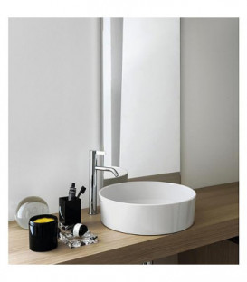 Vasque Laufen Kartell 420x135mm, blanc, sans trop-plein sans trou robinet