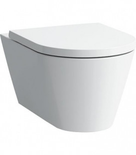 WC suspendu Laufen Kartell sans rebord, blanc, lxhxp:370x285x545mm