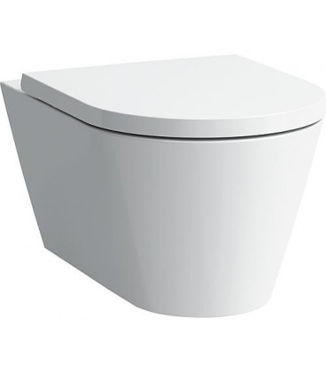 WC suspendu Laufen Kartell sans rebord, blanc, lxhxp:370x285x545mm