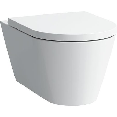 WC suspendu Laufen Kartell sans rebord, blanc, lxhxp:370x285x545mm