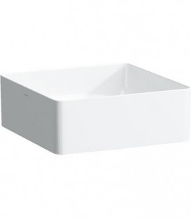 Vasque Laufen Living 360x360mm, blanc, sans trop-plein sans trou robinet