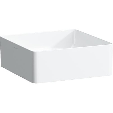 Vasque Laufen Living 360x360mm, blanc, sans trop-plein sans trou robinet