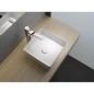 Vasque Laufen Living 360x360mm, blanc, sans trop-plein sans trou robinet