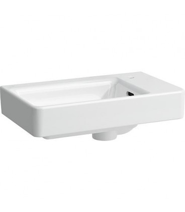 Lave-main Laufen Pro S 480x280mm, blanc, avec trop-plein 1 trou robinet a droite
