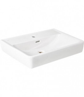 Vasque Laufen PRO A blanc, avec trop-plein, encastrable lxhxp: 650x170x480mm