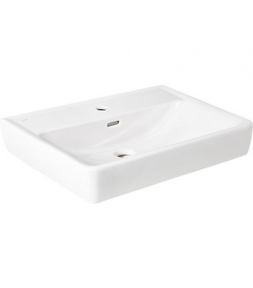 Vasque Laufen PRO A blanc, avec trop-plein, encastrable lxhxp: 650x170x480mm