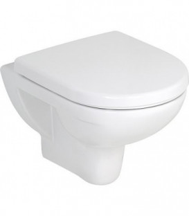 WC suspendu Laufen PRO blanc, sans bord de rincage lxhxp: 360x340x530mm