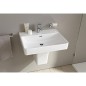 Vasque Laufen PRO S blanc, avec trop-plein lxhxp: 650x175x465mm