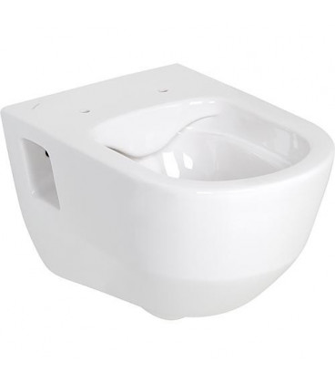 WC suspendu Laufen PRO blanc sans bord de rincage, avec niche fixation, lxhxp: 360x340x530mm