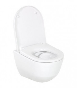 WC suspendu Laufen PRO blanc, sanc bord de rincage lxhxp: 360x340x530mm