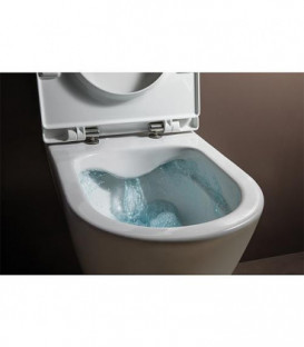 WC suspendu Laufen PRO blanc, sanc bord de rincage lxhxp: 360x340x530mm