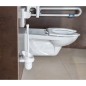 Garniture de brosse WC en nylon couleur : manhattan