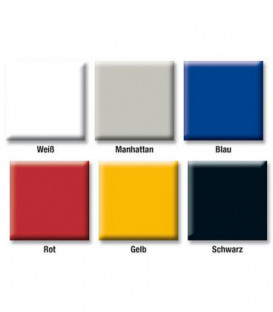 Barre de douche en nylon pour plafond couleur : Blanc 19 L : 401-500mm / fixations incluses