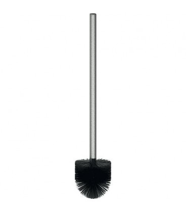 Brosse WC rechange série Cavere en alu.anthracite-métallique 95