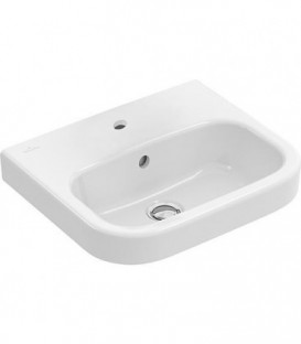 Lave-main VetB Architectura avec trop-plein, 450x380mm, blanc trou robinet central