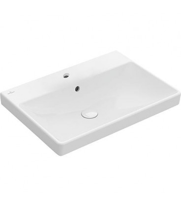 Vasque VetB Avento 650x470x155, trop-plein, blanc