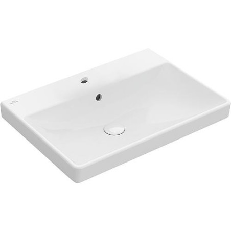 Vasque VetB Avento 650x470x155, trop-plein, blanc