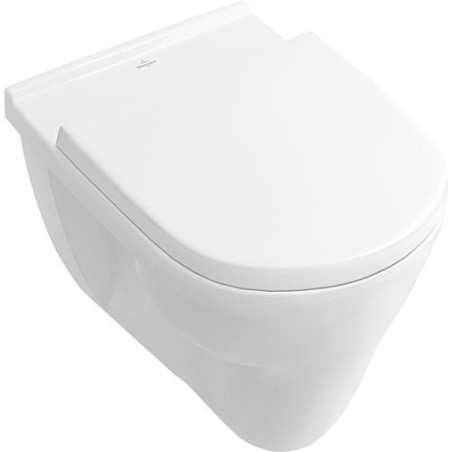 WC plat V+B O.Novo suspendu, 360x360x560mm, blanc