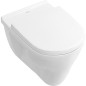 WC plat V+B O.Novo suspendu, 360x360x560mm, blanc