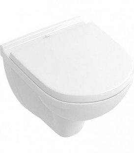 Pack WC Villeroy Boch O. NOVO WC suspendu compact+ Abbattant Softclose Blanc