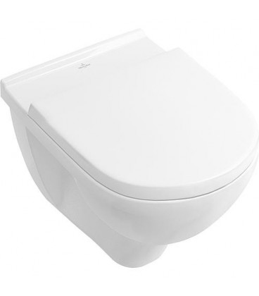 Pack WC Villeroy et Boch WC suspendu sans epaulement + abattant Sofclose, blanc