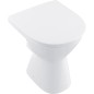 WC sortie horizontale V+B O.Novo Vita, rehausse, 355x460x490mm. blanc